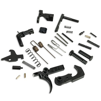 AR-15 LOWER PARTS KIT NO GRIP OR TRIGGER GUARD BLACK