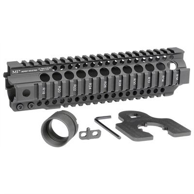 AR-15 COMBAT T-SERIES 1-PC FREE FLOAT HANDGUARD 9.25'' BLACK