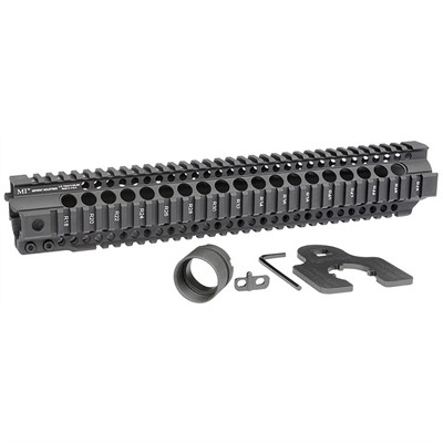 AR-15 COMBAT T-SERIES 1-PC FREE FLOAT HANDGUARD 14'' BLACK