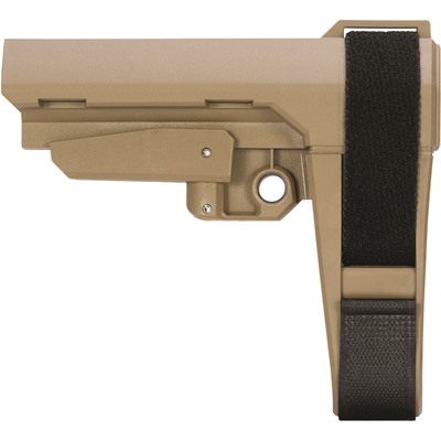 SBA3 5 POSITION ADJUSTABLE PISTOL STABILIZING BRACE FDE