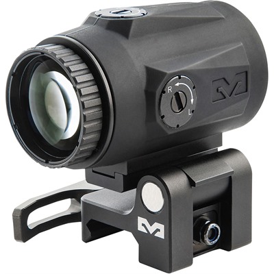 MMX3 3X MICRO MAGNIFIER W/QUICK FLIP MOUNT BLACK