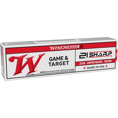 USA WHITE BOX 21 SHARP 25GR LEAD FREE 100/BOX