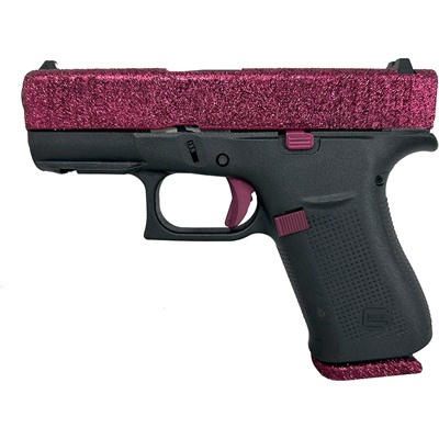 GLOCK 43X 9MM LUGER 3.41'' BBL (2)10RD BLACK CHERRY GLITTER