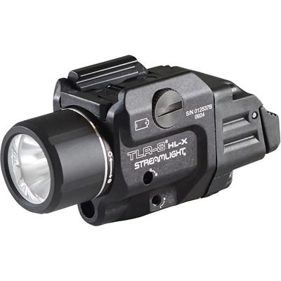 TLR-8 HL-X RAIL MOUNT TACTICAL LIGHT W/RED LASER BLACK