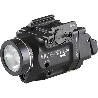 TLR-8 HL-X SUB TACTICAL LIGHT W/RED LASER FOR HELLCAT BLACK