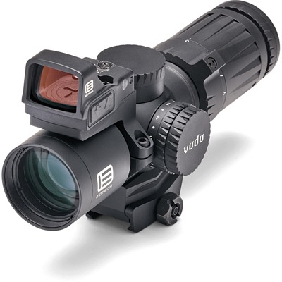 VUDU 3-9X32 SFP ILL HC1 MOA RETICLE W/EFLX & RING MOUNT BLK