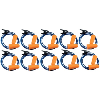 RANGE EAR PLUGS 31DB NRR 10-PACK BLUE/ORANGE