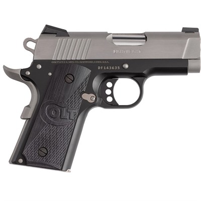 DEFENDER 45 ACP 3'' BBL (1)7RD MAG TWO-TONED SS BLK/GRIP