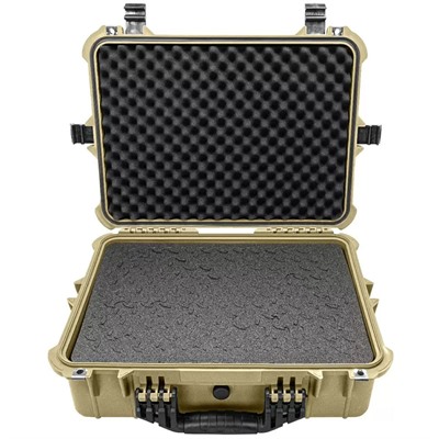 20'' LARGE HARD GEAR CASE W/RAGAR FOAM INSERTS TAN