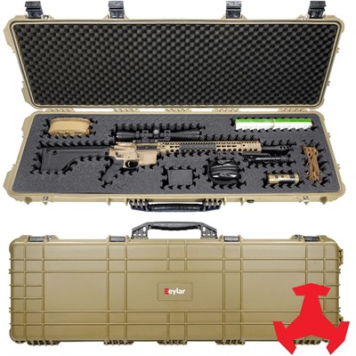 48'' HARD RIFLE CASE W/RAGAR FOAM INSERT TAN