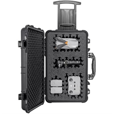 22'' CARRY-ON ROLLER HARD CASE W/RAGAR FOAM INSERTS BLACK