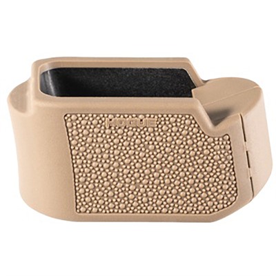 OVERMOLD GRIP EXT PAD FOR GLOCK 19/26 9MM 10/15RD MAGS FDE