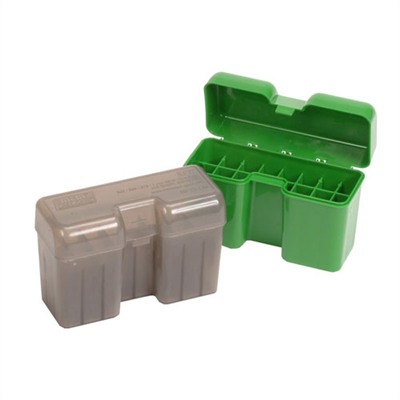 FLIP TOP RIFLE AMMO BOX 26 NOSLER-500 JEFFREY 20 ROUND GREEN