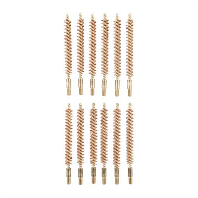 BRONZE RIFLE BORE BRUSH, 270 CALIBER, 8-32M, 12 PACK