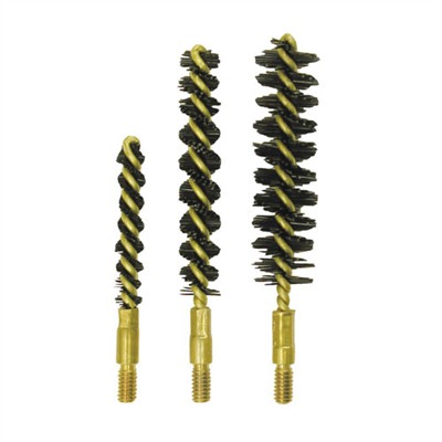 NYLON RIFLE BORE BRUSH, 6.5MM/25 CALIBER, 8-32M, 12 PACK