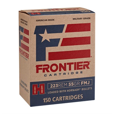 FRONTIER 223 REMINGTON 55GR FULL METAL JACKET 150/BOX