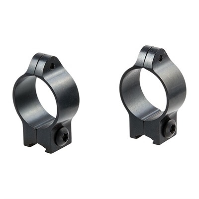 1'' LOW (0.35'') 11MM DOVETAIL RINGS, BLACK