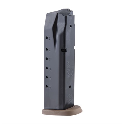 M&P 40S&W 15 RD BLACK W/ BROWN BASE PLATE