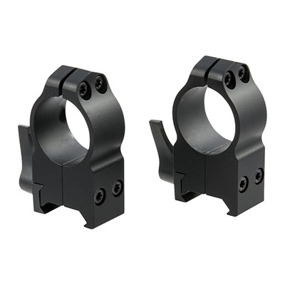 1'' EXTRA HIGH (0.65'') QD RINGS BLACK
