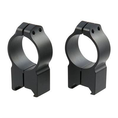30MM EXTRA HIGH (1.240'') FIXED RINGS, BLACK