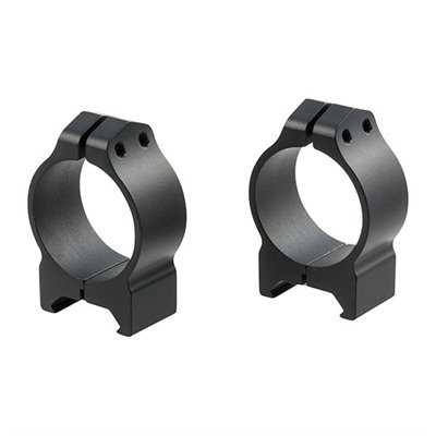 30MM LOW (0.840'') FIXED RINGS, BLACK
