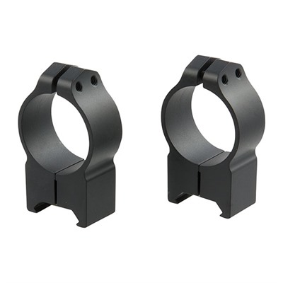 30MM HIGH (1.115'') FIXED RINGS, BLACK