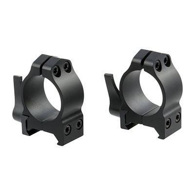 1'' LOW (0.25'') QD RINGS BLACK
