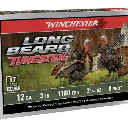 WINCHESTER 12 GA 3"  #8 LONG BEARD TS17 2-1/4 OZ 5RD/BX 10BX/CS