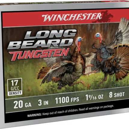 WINCHESTER 20 GA 3"  8 LONG BEARD TS17 1-9/16 OZ 5RD/BX 10BX/CS