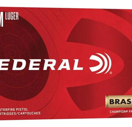 FED CHAMPION BRASS 9MM 124GR FMJ 50/20