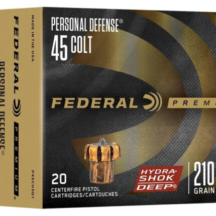 FED HYDRA-SHOK DEEP 45COLT 210GR JHP 20/10