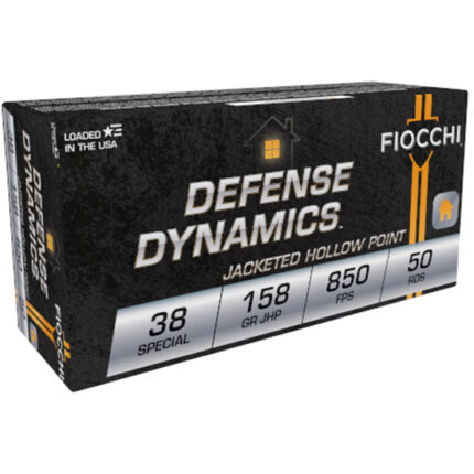 FIO DEFENSE 38SPL 158GR JHP 50/20