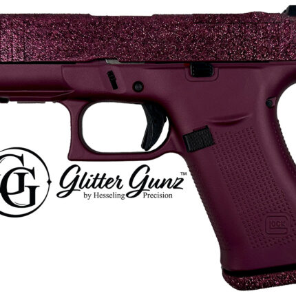 GLOCK 43X MOS 9MM 3.41 GLITTER GUNZ BLK CHERRY