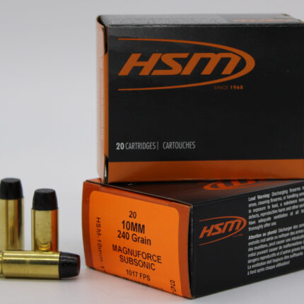 HSM SUBSONIC 10MM HITEK 240GR HCFN 20/20
