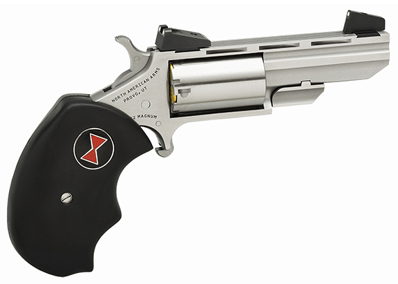 NAA BLACK WIDOW 22MAG 2 VR SS AS LARGE GRIPS 5RD