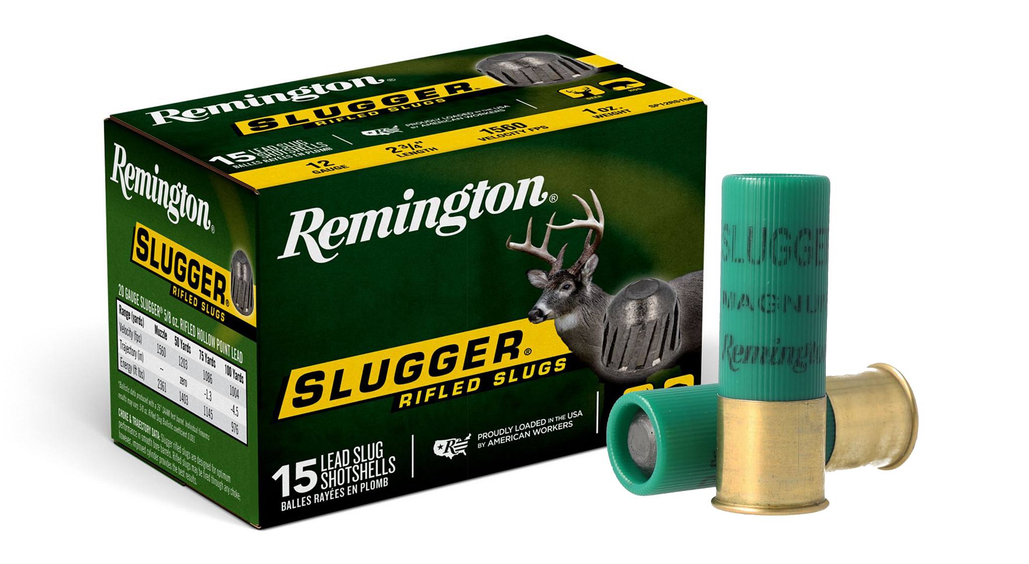 REMINGTON 12GA 2-3/4IN 1OZ RS 75/CA (15 CT BX, 5 BX/CS) 15 RD/BX 5 BX/CS