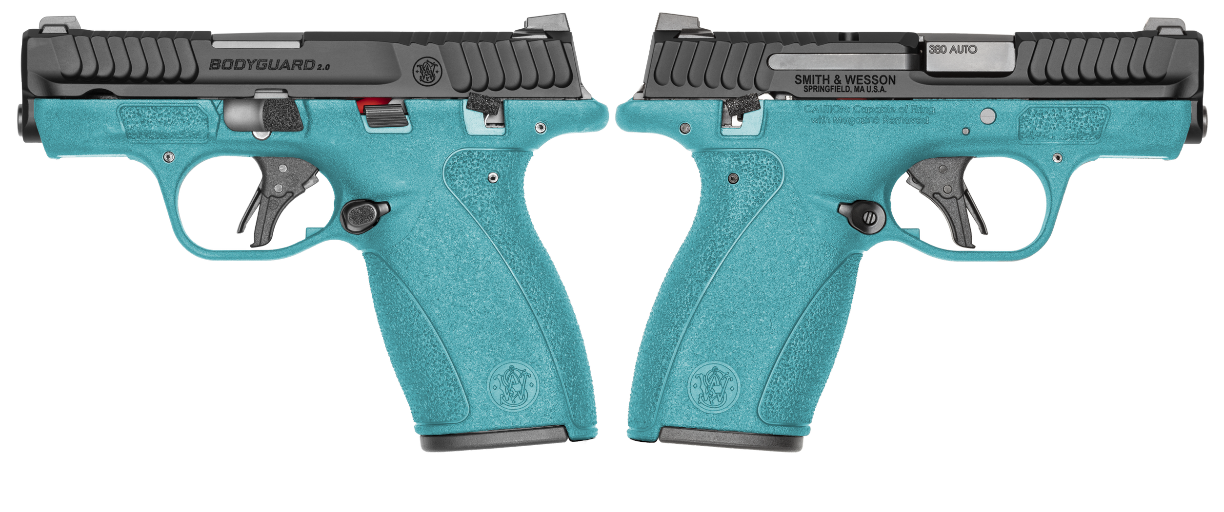 SMITH & WESSON BODYGUARD 2.0 380ACP PISTOL T.S. AZTEC TEAL ORION EXCLUSIVE 1-12RD 1-10RD MAG