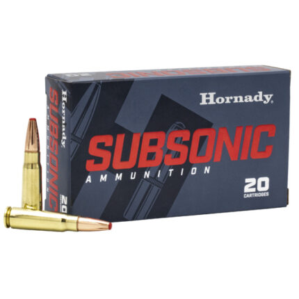 HORNADY SUBSONIC-X 7.62X39 255G 20RD BX 200RD CS