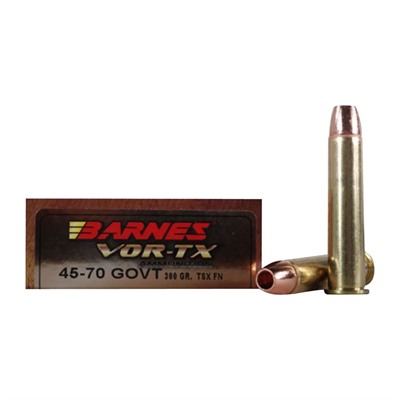 45-70 GOVERNMENT 300GR TRIPLE-SHOCK X FLAT NOSE 20/BOX