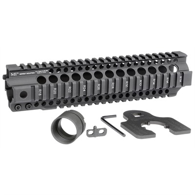 AR-15 COMBAT T-SERIES 1-PC FREE FLOAT HANDGUARD 10'' BLACK