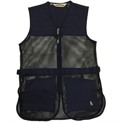 FULL MESH DUAL PAD SHOOTING VEST NAVY 2XL