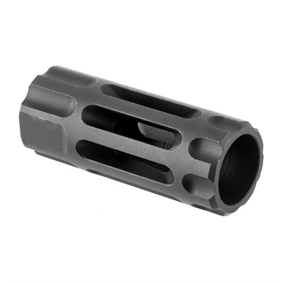 MUZZLE BRAKE Q-COMP 1/2-28 STEEL BLACK