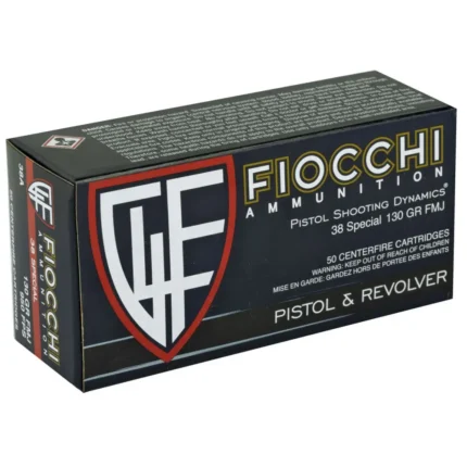 FIOCCHI 38SPL 130GR FMJ
