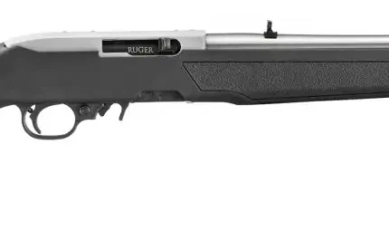 RUGER 10/22 22LR RIFLE 18.5" BLACK POLYER/STAINLESS, MLOK SLOTS, 1-10RD MAG