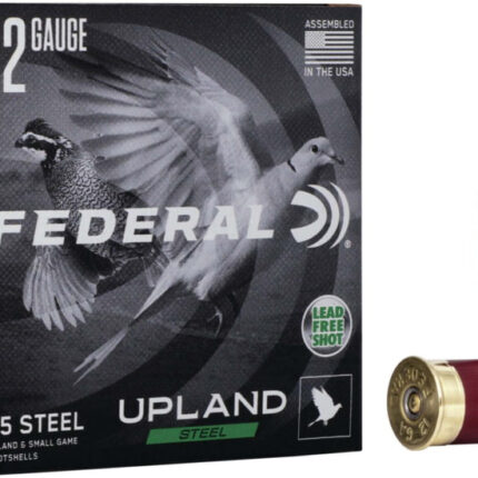 FED UPLAND STEEL 12GA 2.75 1OZ #7.5 25/10