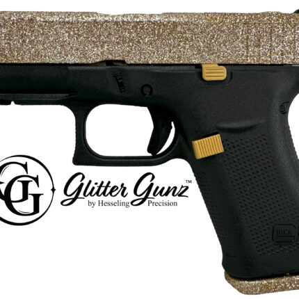 GLOCK 43X MOS 9MM 3.41 GLITTER GUNZ MIDAS