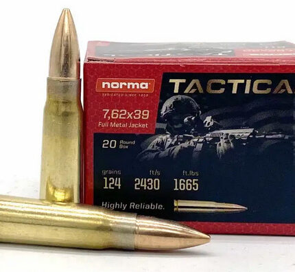 NORMA RANGE & TRAINING 7.62X39 124GR FMJ 20/50