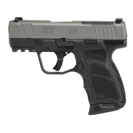 HECKLER AND KOCH (HK USA) CC9 9MM BLK/GREY 10+1 NS OR