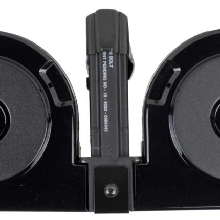 RWB DRUM AR-15 5.56 BLK WITH BLACK COVER 100RD