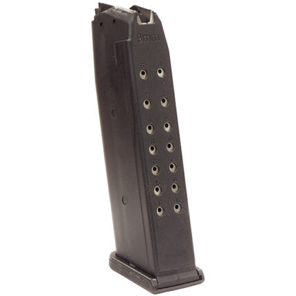 RWB MAG GLOCK 17 9MM 17RD STEEL LINED BLK